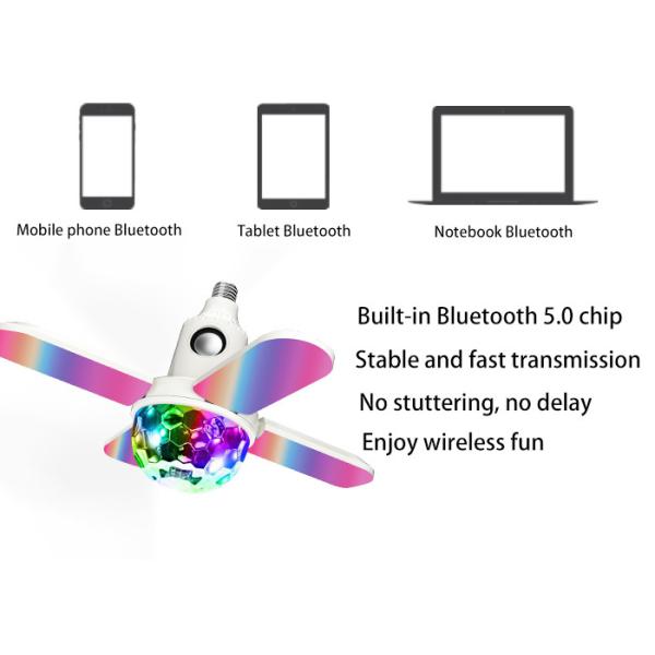 Электрическая лампочка украшения 3300Lm 5,0 Bluetooth Адвокатуры которая играет музыку 86-265V