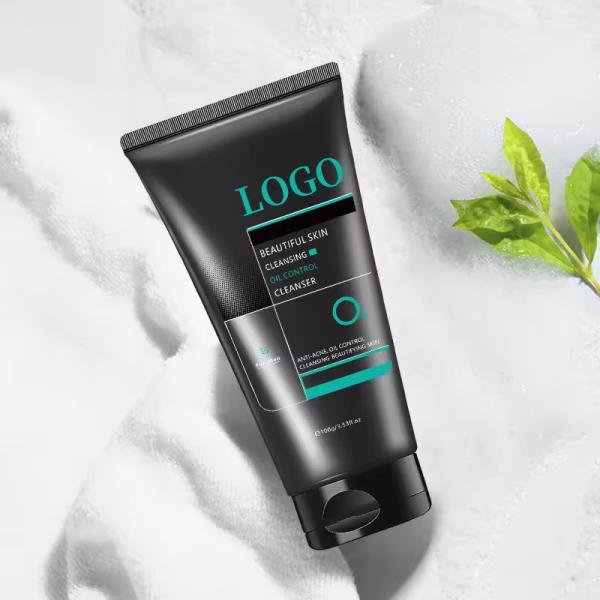 Limpeza facial de sal marinho para homens Aminoácidos Limpeza facial refrescante