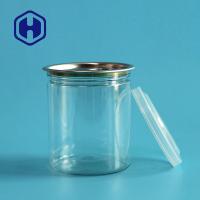 as latas plásticas claras de 250ml 209# com os amendoins abertos fáceis de alumínio da tampa pulverizam o empacotamento