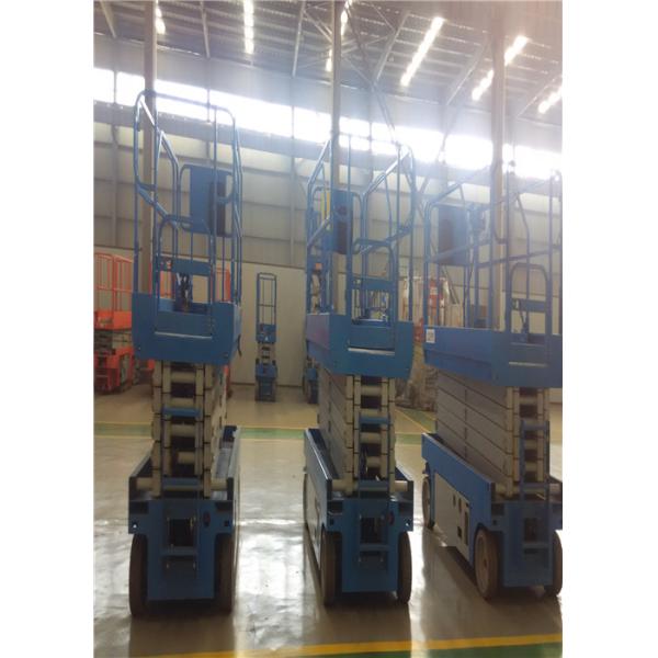 Smooth Deceleration Motorized Scissor Lift Multiple Disc Brakes 270mm*830mm Table