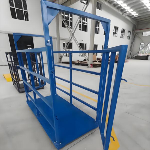 Balance de pesage pour élevage avec panneau texturé, 2000 kg, en acier au carbone, pour animaux d'élevage, avec une précision de 500 g et support OEM ODM