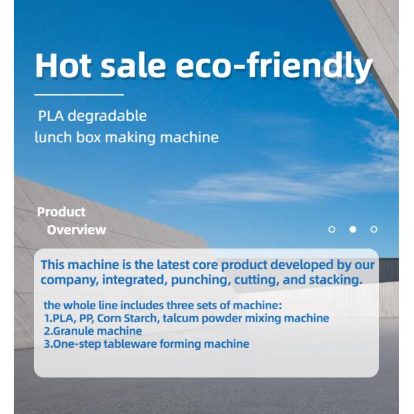 disposable plastic biodegradable food container lunch box machine take away food box making machine