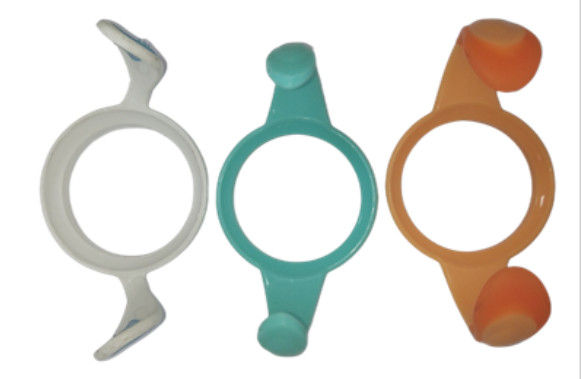 Ручка силикона бутылки младенца частей PPSU силиконовой резины качества еды мягкая