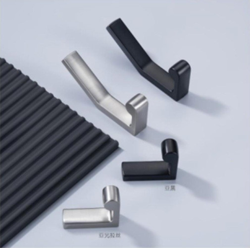 Металлический крюк для гостиной, ванной, алюминиевый крюк для одного крюка