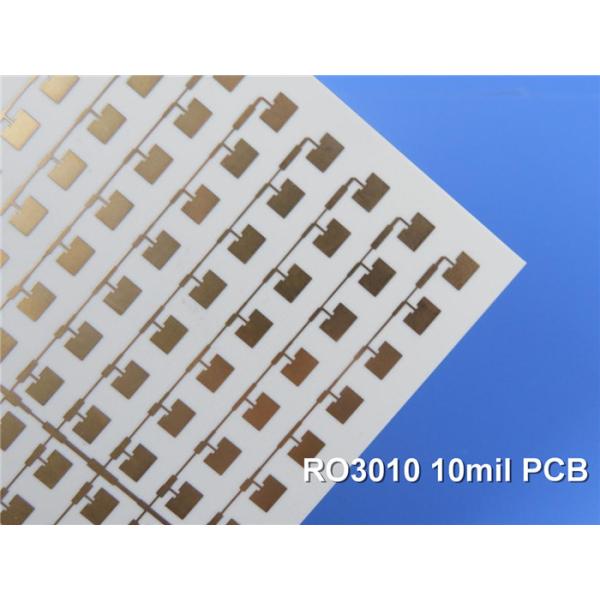 5mil Radio Frequency Circuit Board Rogers RO3010 PCB 2-Layer Immersion Gold