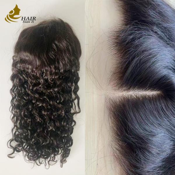 130 Hair Density Glueless Silk Top Full Lace Wig Side Parting Style Hand Tied Natural Look Durable Comfortable