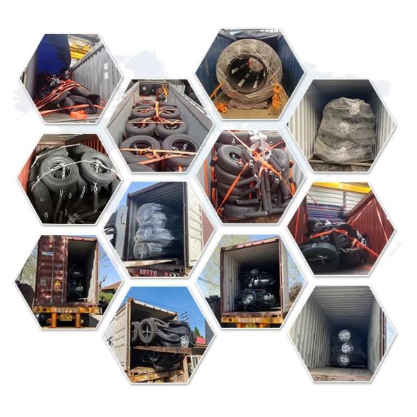 Material NBR, NR, SR Cover Sling Or Nylon Ropes Pressure 50 kPa & 80 kPa Factory Rubber Marine Supplies Sling-type Floating Pneumatic Rubber Marine Fender for Ship to Dock