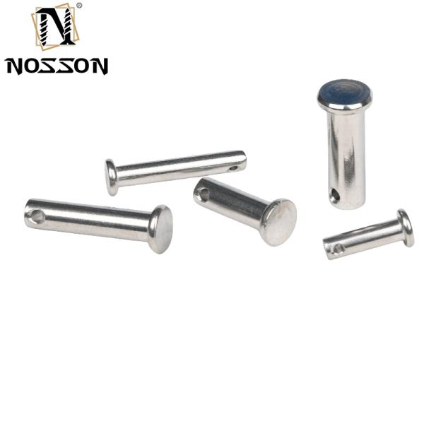 Affordable Prices Clevis Pins Flat Head 304 Stainless Steel Link Hinge Pins with DIN1444 Standard