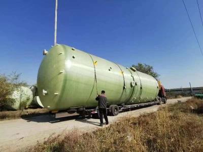 Tanque vertical cilíndrico FRP de resistência química para uso agrícola
