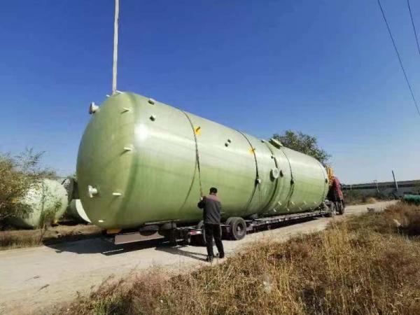 Cylindrical Chemical Resistance FRP Vertical Tank For Agriculture Usage