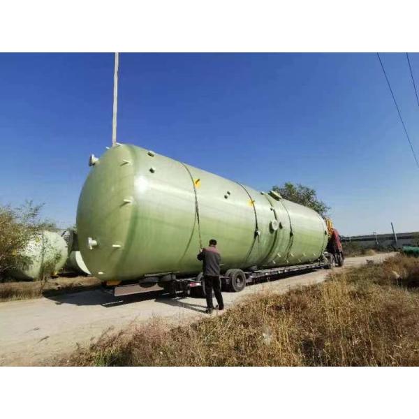 Промышленный цилиндрический высокопрочный бак для хранения Фрп для химической производственной линии