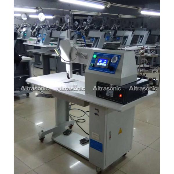 Ultrasonic Sealing machine 35khz With Titanium OEM Wheel for polyester fabric sewing