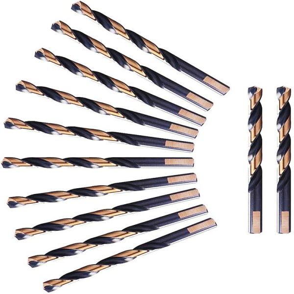 Three Flats Shank M35 Cobalt HSS Pilot Point Drill Fully Ground  Bit For Metal
