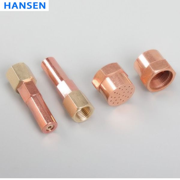Heavy-Duty Concentrated & Diffused Heating Torch  ，Propane Baking Gun ， Industrial Blowtorch  ，Gas Welding Torch for Metal Preheating, Brazing & Surface Treatment (0.8m-1.2m Copper Nozzle)