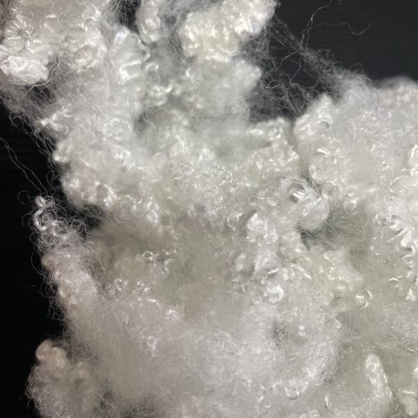 7D*64mm Hollow Conjugated Fiber Non-Silicone Non-Fluorescent Polyester Staple Fiber for Baby-Safe Textile Filling