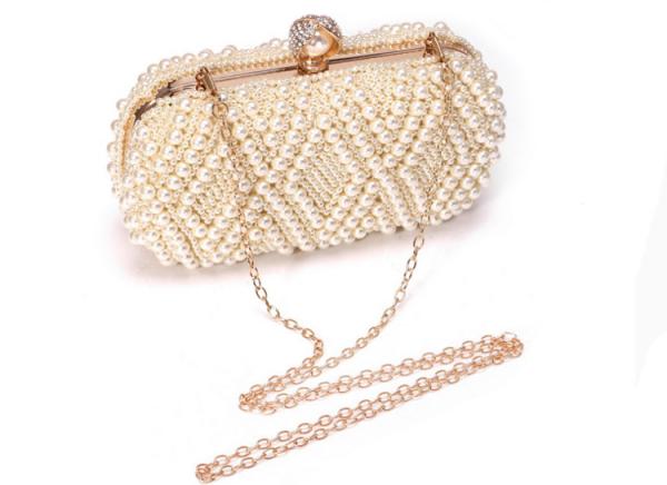 Cross-border new pearl dinner bag European and American lady banquet bag celebrity dress evening bag