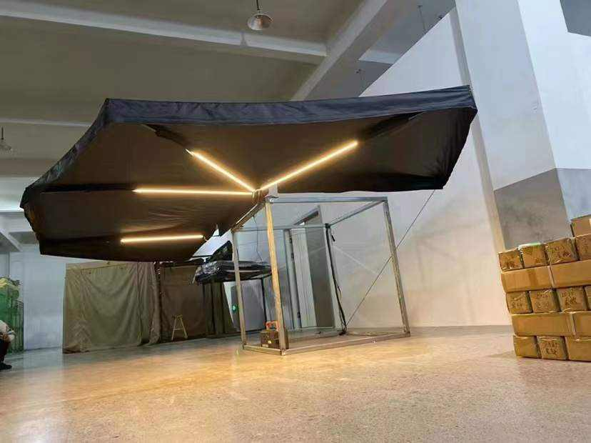 Wholesale Vehicle Side 360 Degrees 4X4 Free Standing Legless 600D Oxford 270 Degree Extended Car Awning