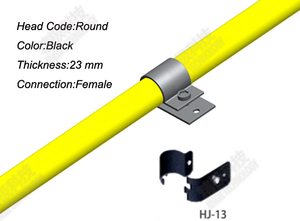 Clamp connector Black Metal Pipe Joints Between PE Pipe and Composite Plate