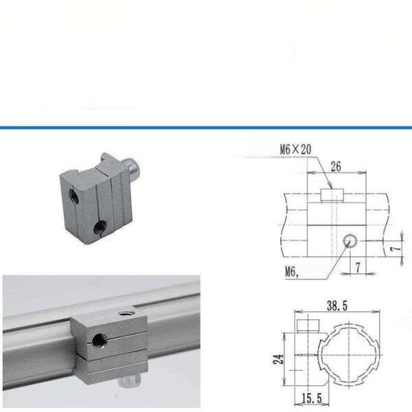 DYZ28-Z05 Manufacturer the Third Generation of Connecting Pipe Fittings Lean Tube One Piece Aluminum Alloy Functional Joint