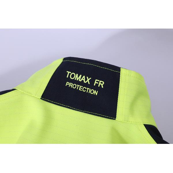 El alto fuego estático anti de la visibilidad impermeabiliza la chaqueta de la seguridad de la protección del arco voltaico para la industria eléctrica