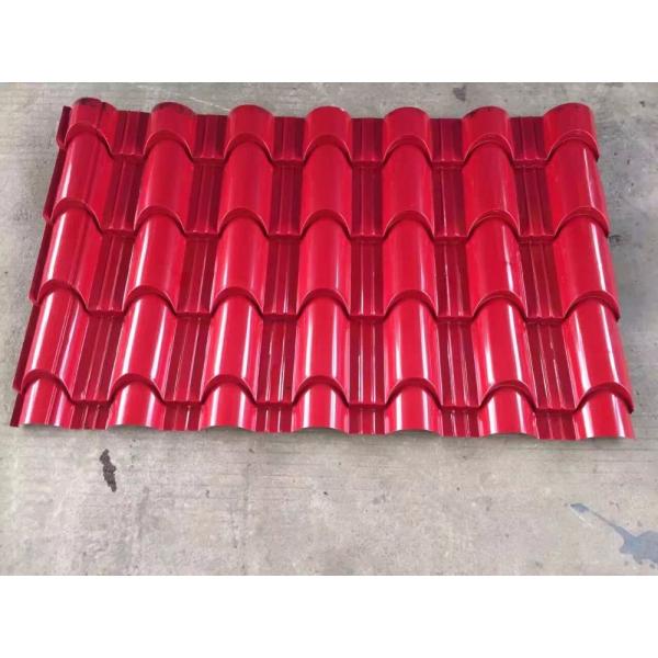 7.5KW Metal Roof Panel Roll Forming Machine For 0.7mm Color Sheet