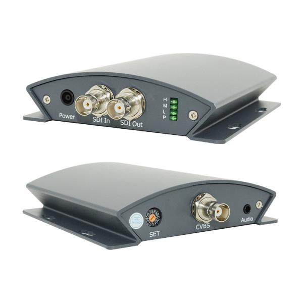 AV CVBS Signal Supports SDI To BNC Video Converter Adapter 2.97Gbps