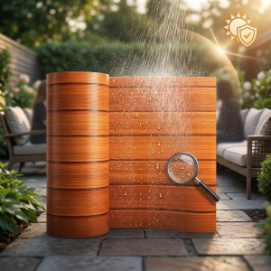 Weather Resistant PVC Garden Fence Easy Installation Plastic Privacy Fence Outdoor Landscape Border Fence