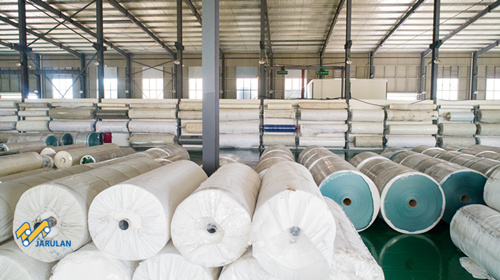 JARULAN Factory Price 2.5mm Petrol Blue PVC Conveyor Belt 2 Ply Polyester Fabric 2000mm Width