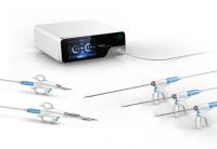 Os instrumentos cirúrgicos integraram o escalpelo ultrassônico para a cirurgia Laparoscopic