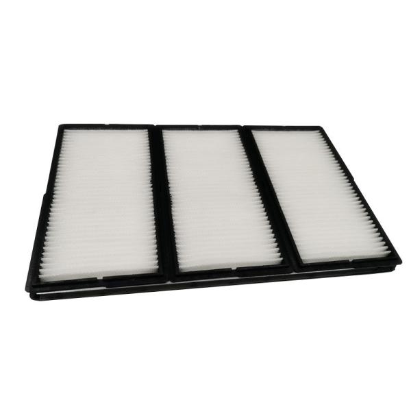 Filtro de maquinaria de construcción rectangular no tejida para filtros industriales KOMATSU