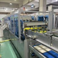 Máquina de fabricação de sacos de filtragem de ar condicionado de efeito médio não tecida