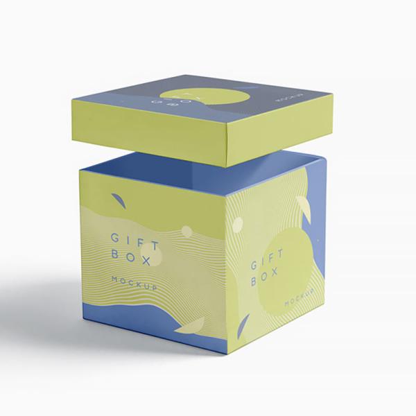 Art Paper Lid And Base Cardboard Boxes Embossing Technics