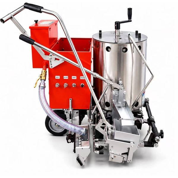 Hand Push Thermoplastic Road Marking Machine Screed Type Road Line Marking Equipment