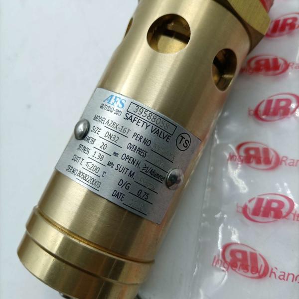 92539014 Partie de rechange testée de soupape de sécurité pour compresseur d'air Ingersoll-Rand