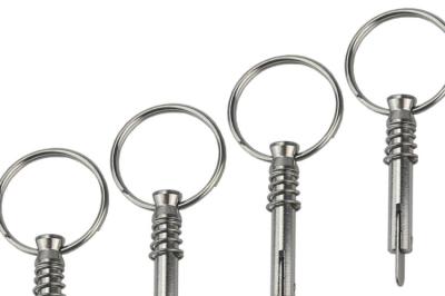 3/8 7/16 1/2 Pins de liberação rápida de revestimento de latão SUS 304 SUS 316 A2 A4-80 L-Handle Pins de liberação rápida