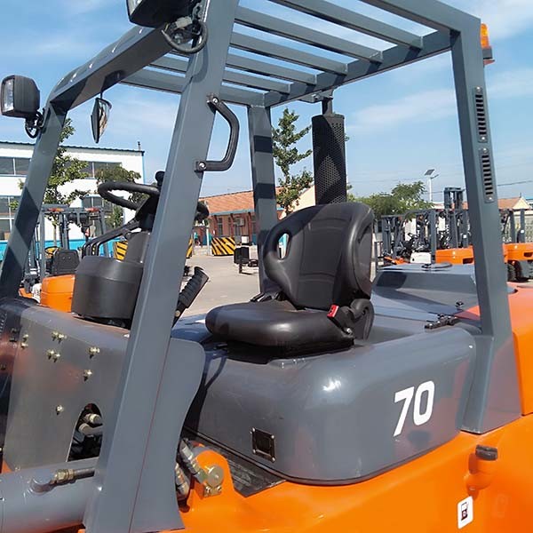 ISUZU 6BG1 Diesel Counterbalance Orange Forklift Counter Balance
