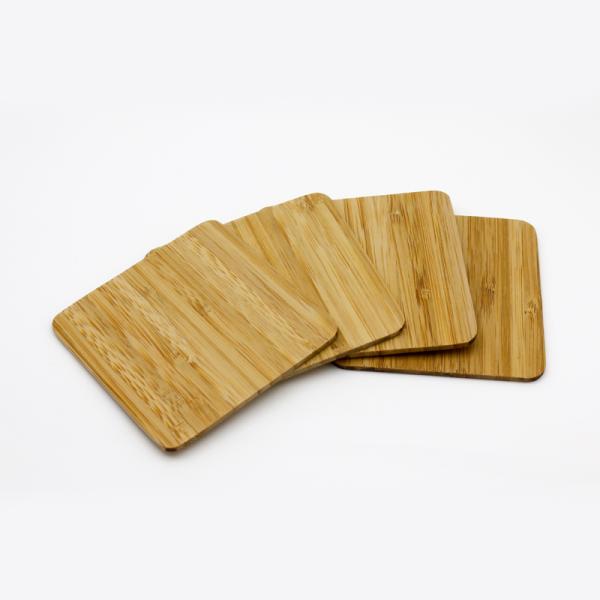 Bebidas frías de 3 mm cuadrados Copas de bambú para bebidas calientes