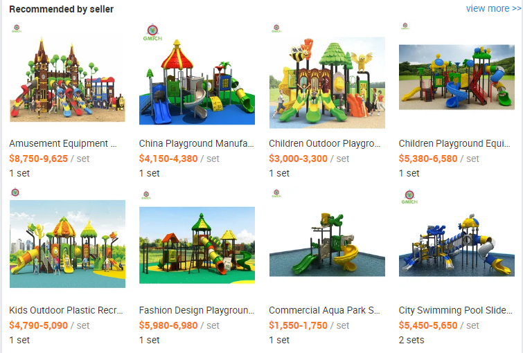 Eco Friendly Outdoor Play Structure Small Playground Equipment ROHS Certified