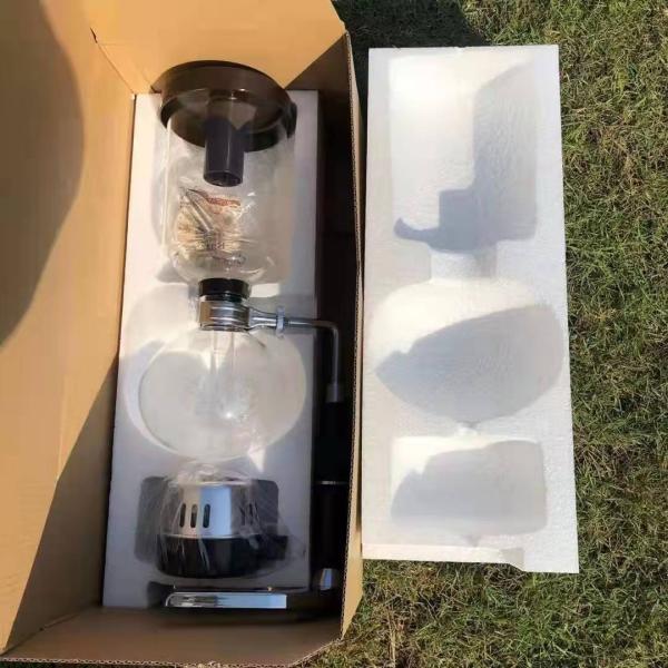 Glass Coffee Pot with Easy Siphon System User-Friendly Portable Syphon Espresso Maker