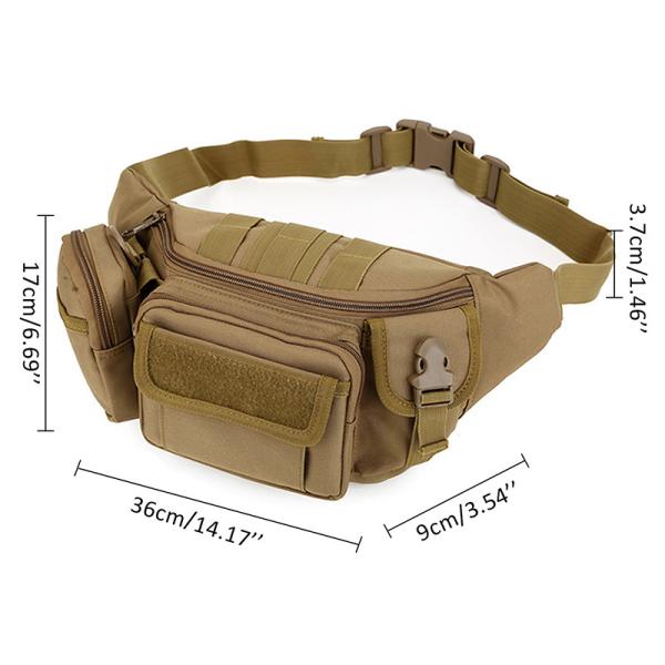 Outdoor Tactical Combination Pocket Waterproof Military Fanny Packs 40 Cm X 19 Cm X 13 Cm