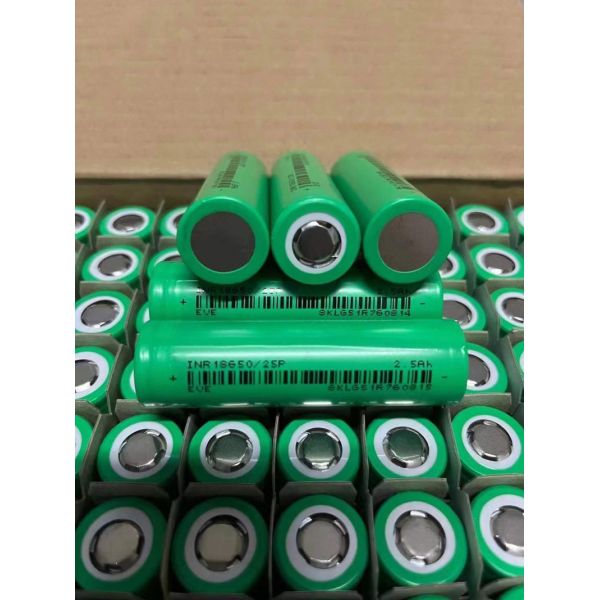 18650 3.7V 2500mAh 10C/12C High Rate Li-ion Battery Cell (25P) for Power Tools and E-bikes