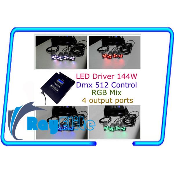 350MA 4 les manières d'intérieur DMX RVB ont mené le contrôleur compatible avec l'AVR, bloc alim. de meanwell