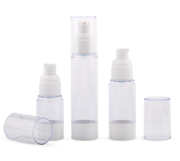 15ml 30ml 50ml Plastic Airless Bottle For Cosmetic Packaging