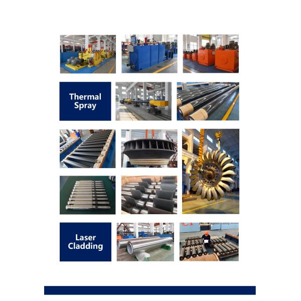 Коррозионно устойчивые поршневые стержни с тепловым распылителем OEM HVOF