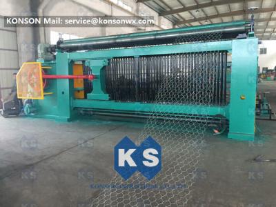 Heavy Duty Gabion Mesh Machine Net Weaving Machine 80x100mm Netting Width 4300mm