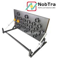 VIP 25-Lamp Bright Solar/bateria alimentada LED Arrow Board de Tráfego com controle remoto sem fio