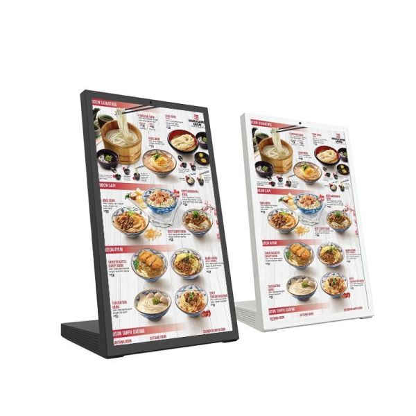 8 inch Tabletop Digital Menu Board with High-Definition Display and Self-Ordering for Restaurants