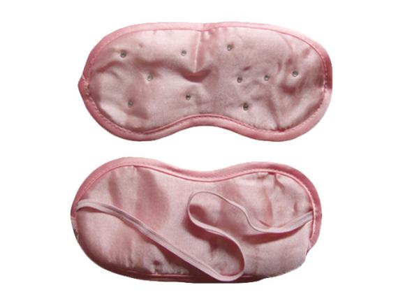Customized Tourist Sleep Blindfold Eye Shade With Satin Material For Adults