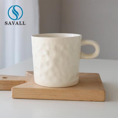 Savall Pure White CLASSIC Vitrified Porcelain Mugs Tea Cups For Caterers Canteens