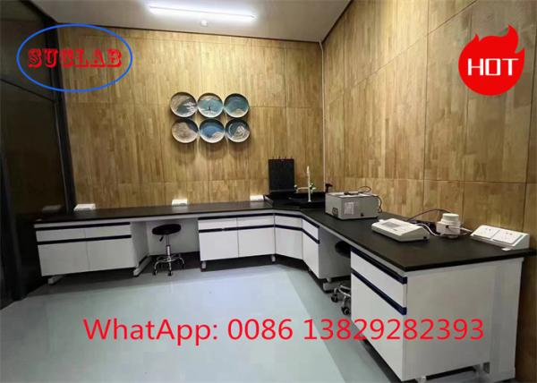 Chemical resistant C frame Chemistry Lab Workbench Laboratory Workbenches for Scientific Lab with Laminate Work Surface